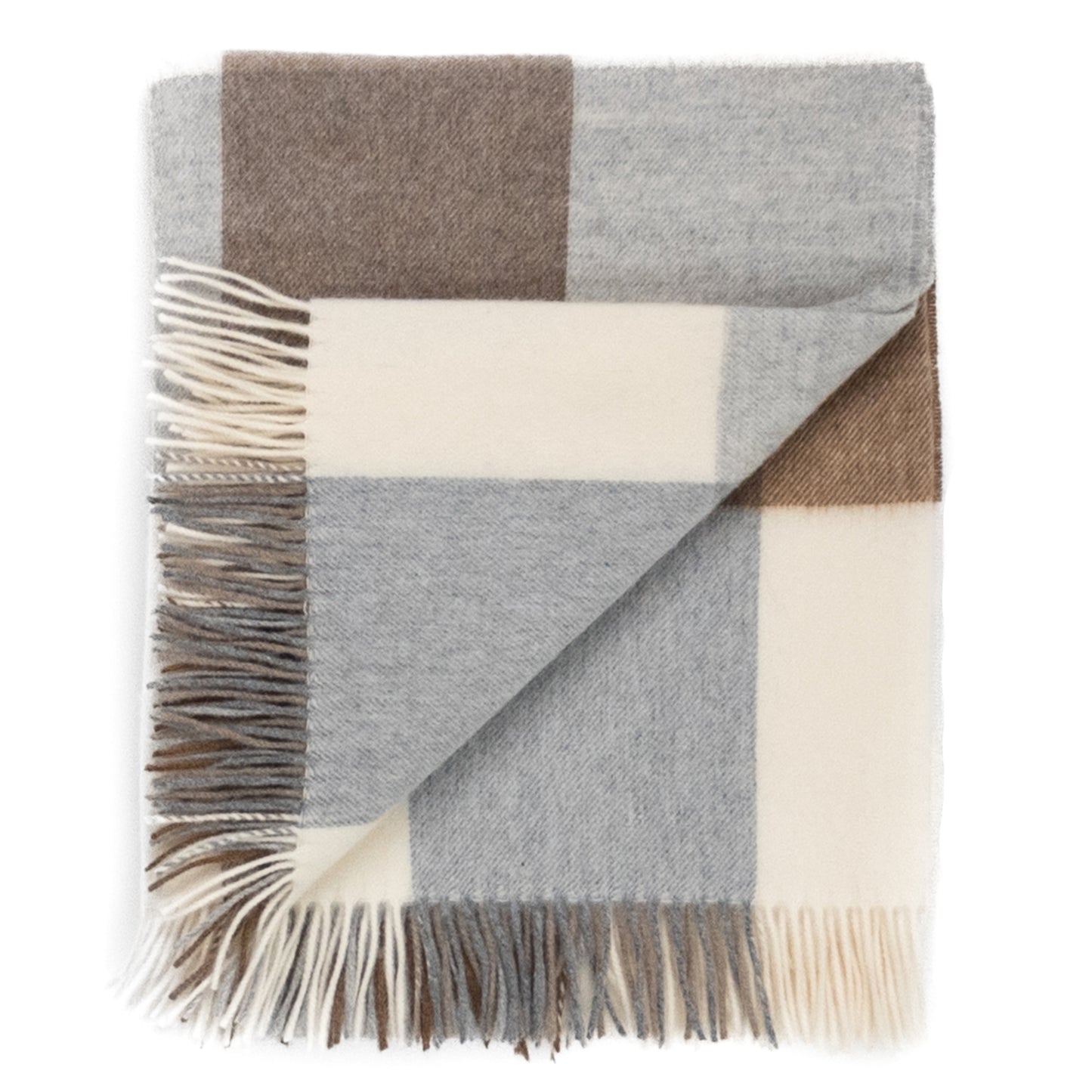 Southampton Home Merino Wool Block (Natural)-Throws and Blankets-[bar code]-Prince of Scots