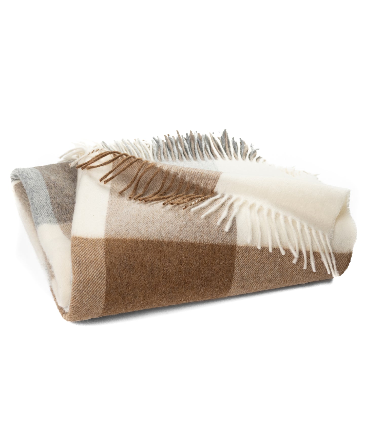 Southampton Home Merino Wool Block (Natural)-Throws and Blankets-[bar code]-Prince of Scots