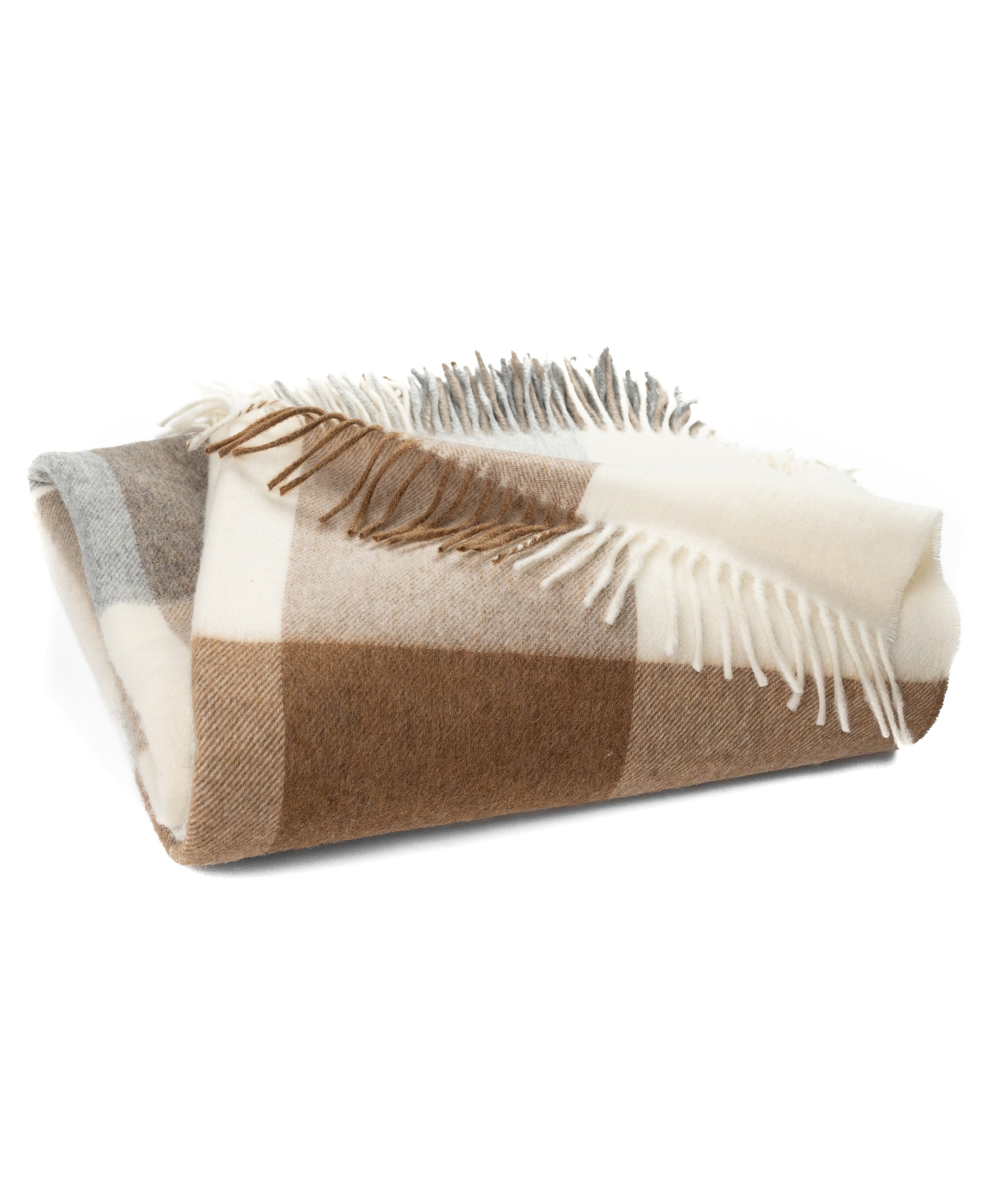 Southampton Home Merino Wool Block (Natural)-Throws and Blankets-[bar code]-Prince of Scots