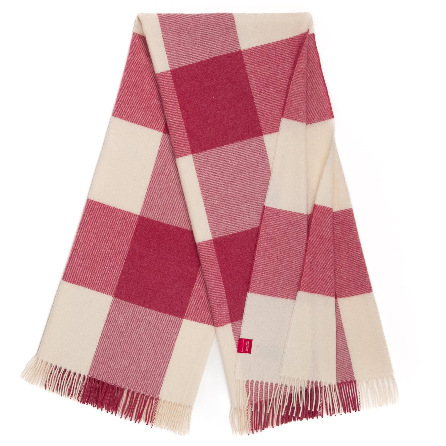 Southampton Home Merino Wool Block (Pink)-Throws and Blankets-[bar code]-Prince of Scots