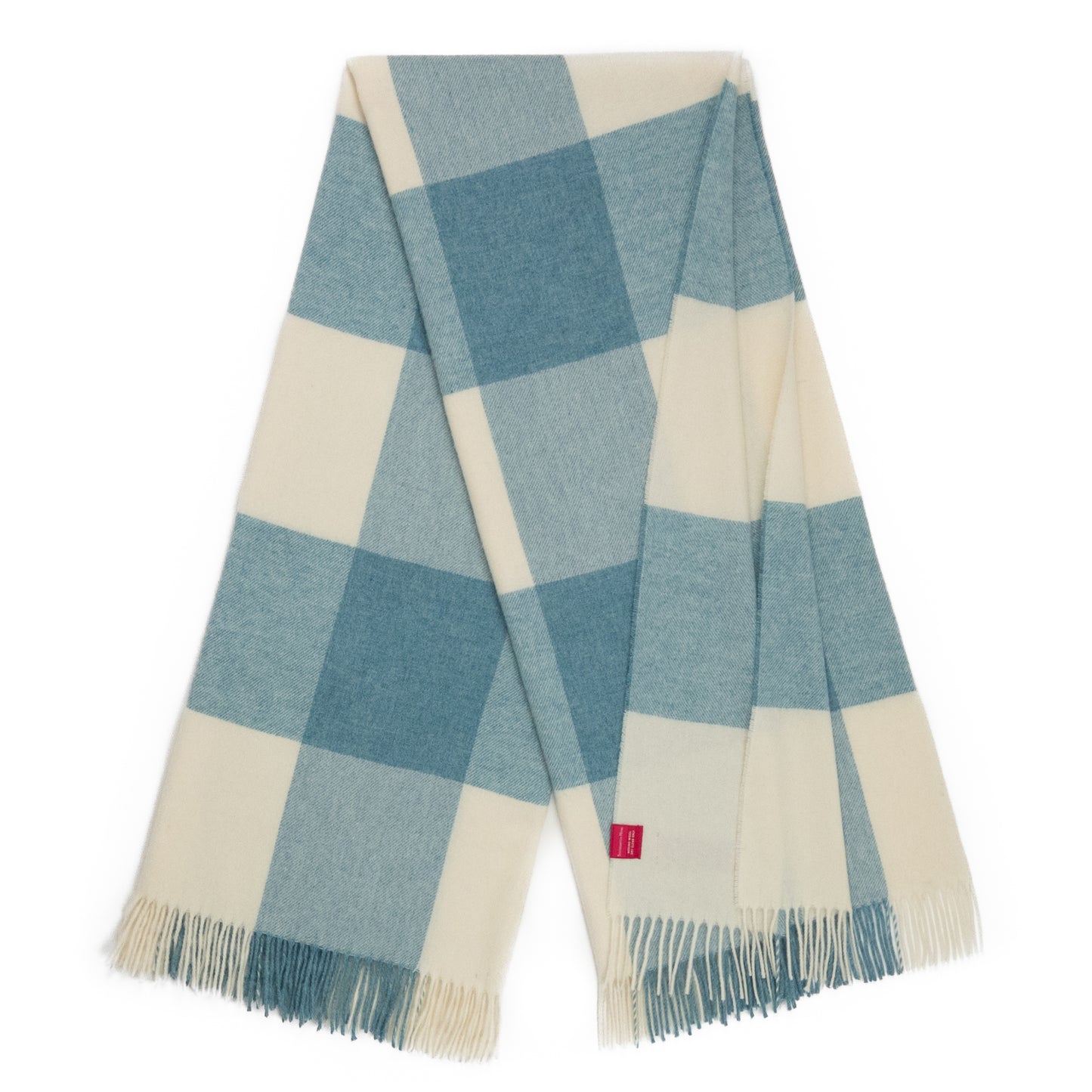 Southampton Home Merino Wool Block (Sky)-Throws and Blankets-[bar code]-Prince of Scots