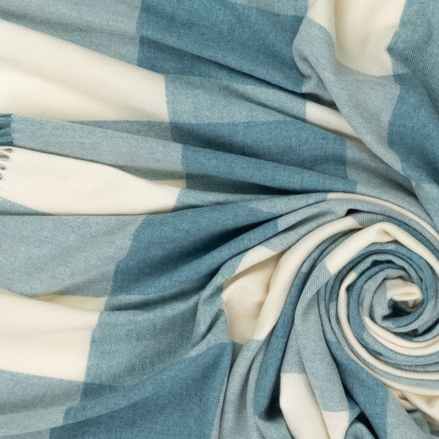 Southampton Home Merino Wool Block (Sky)-Throws and Blankets-[bar code]-Prince of Scots
