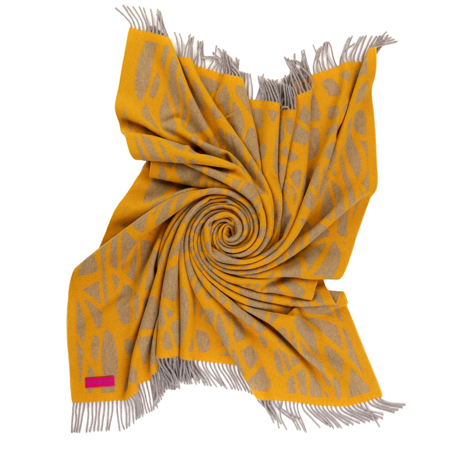 Southampton Home Monarch Fleece Throw ~ Gold ~-Blankets-[bar code]-MonarchGold-Prince of Scots