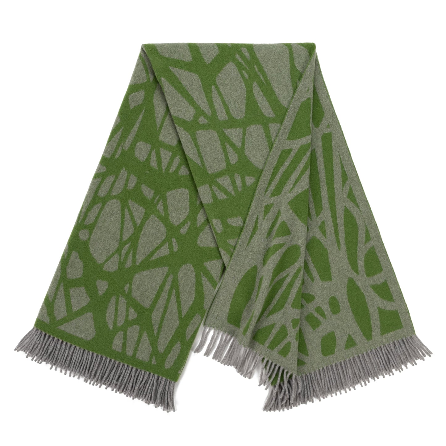 Southampton Home Monarch Merino Fleece Throw ~ Green ~-Blankets-[bar code]-MonarchGreen-Prince of Scots