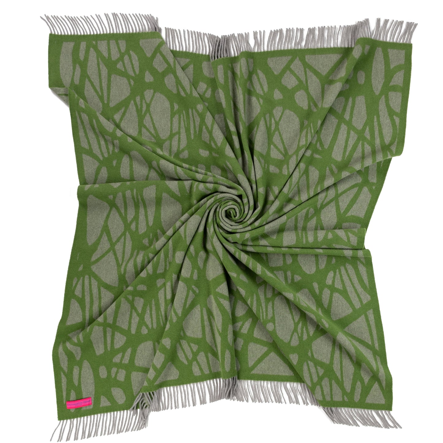 Southampton Home Monarch Merino Fleece Throw ~ Green ~-Blankets-[bar code]-MonarchGreen-Prince of Scots