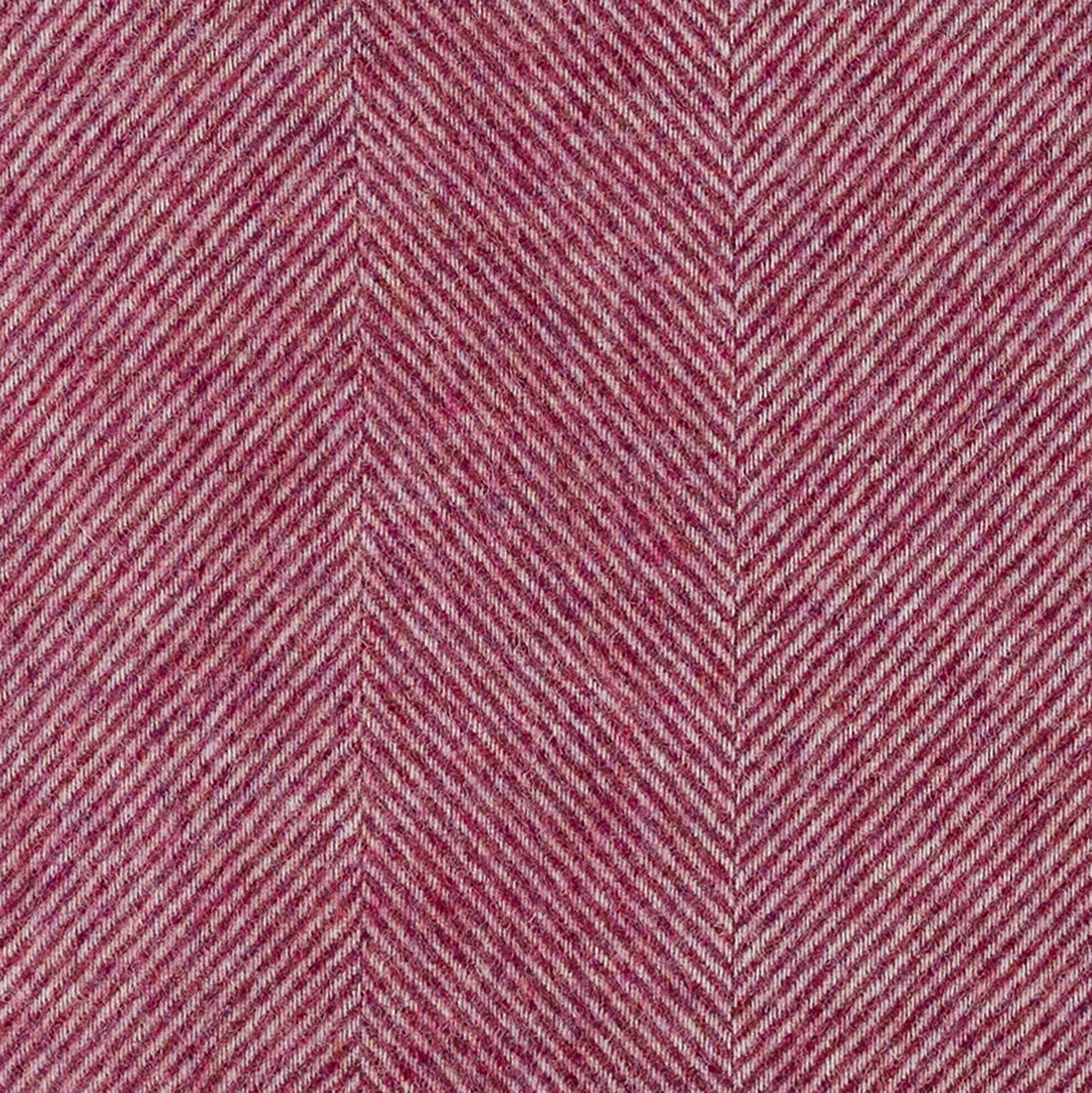 Southampton Home Wool Herringbone Throw (Berry)-Throws and Blankets-[bar code]-ShetlandBerry-Prince of Scots