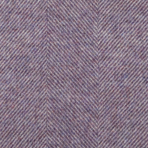 Southampton Home Wool Herringbone Throw (Lavender)-Throws and Blankets-[bar code]-Q028001-18-Prince of Scots