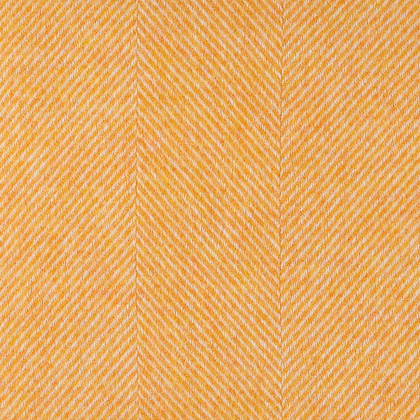 Southampton Home Wool Herringbone Throw (Tangerine)-Throws and Blankets-[bar code]-TangerineShetland-Prince of Scots