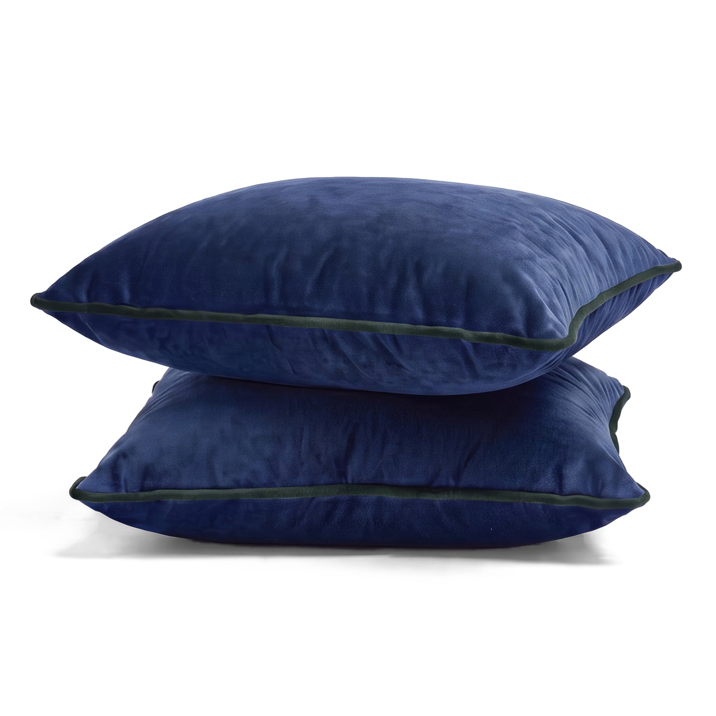 Southampton Home Velvet Pillow 22" x 22" ~ Atlantic Blue-Throw Pillows-[bar code]-Prince of Scots