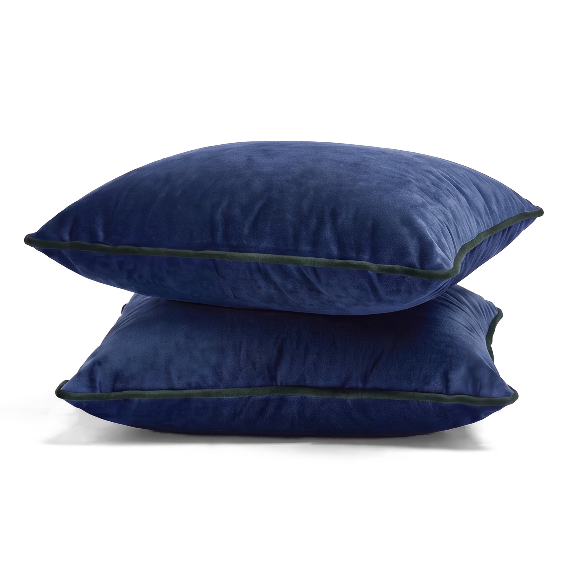 Southampton Home Velvet Pillow 22" x 22" ~ Atlantic Blue-Throw Pillows-[bar code]-Prince of Scots