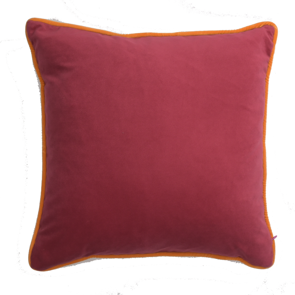 Southampton Home Velvet Pillow 22" x 22" ~ Cerise-Throw Pillows-[bar code]-Prince of Scots