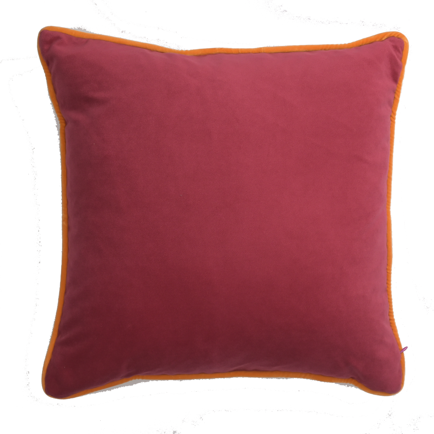 Southampton Home Velvet Pillow 22" x 22" ~ Cerise-Throw Pillows-[bar code]-Prince of Scots
