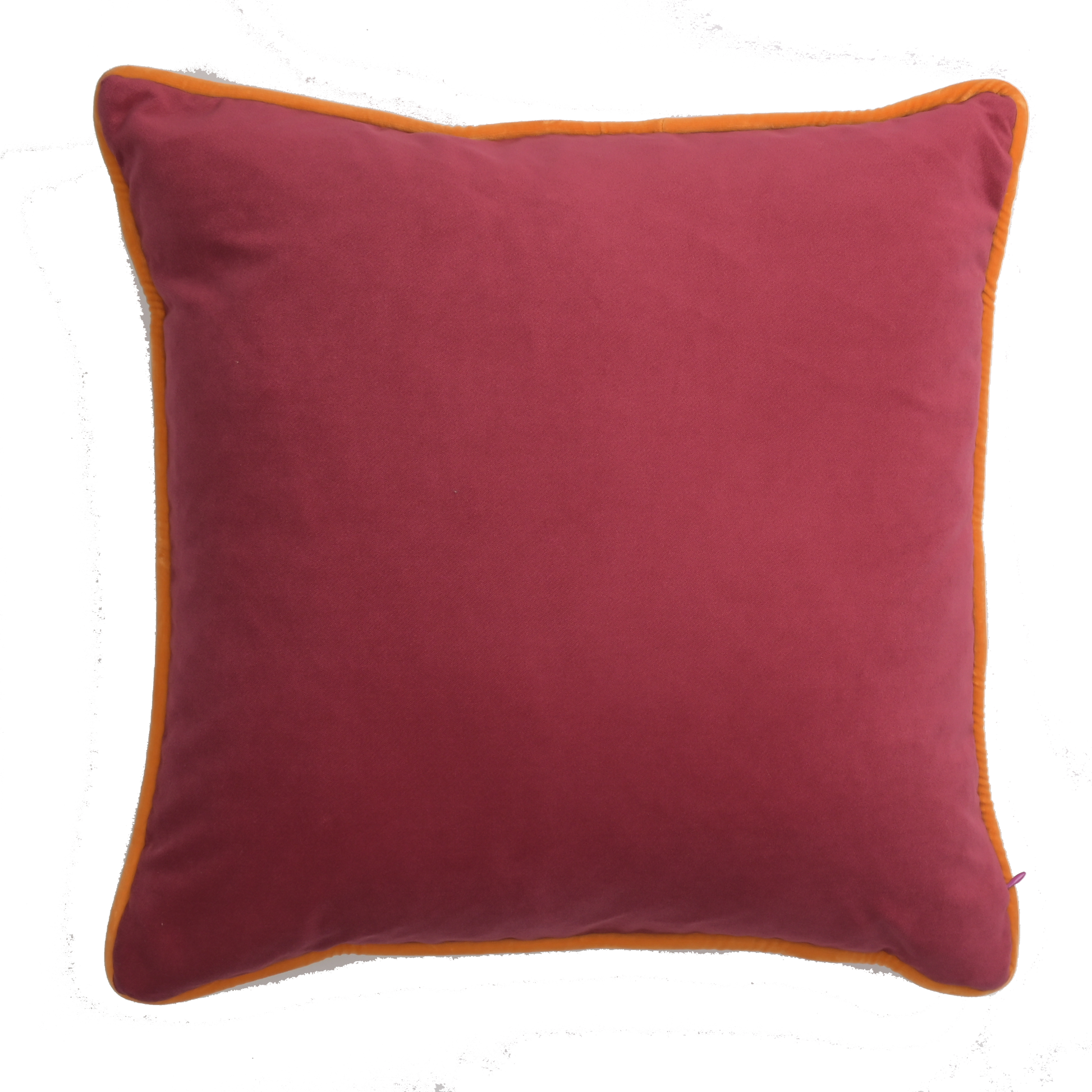 Southampton Home Velvet Pillow 22" x 22" ~ Cerise-Throw Pillows-[bar code]-Prince of Scots