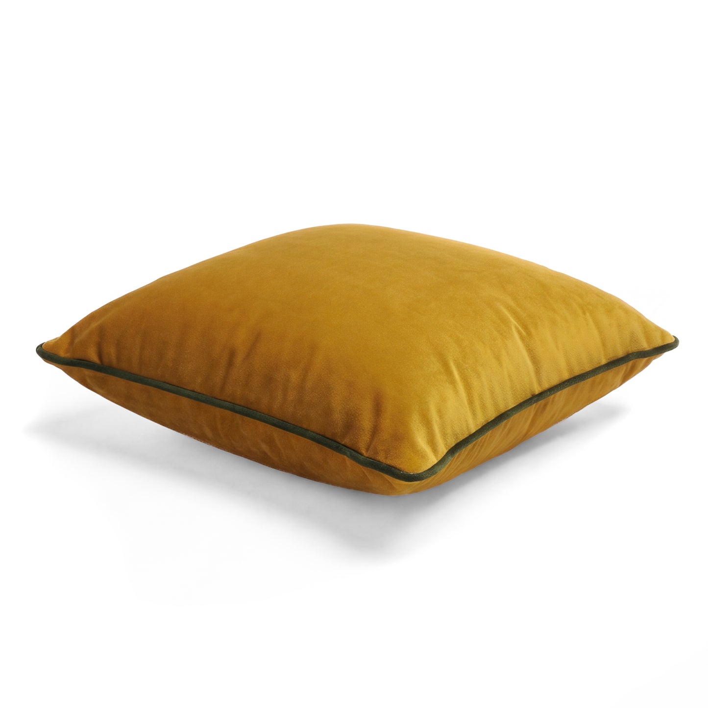 Southampton Home Velvet Pillow 22" x 22" ~ Gold-Throw Pillows-[bar code]-Prince of Scots