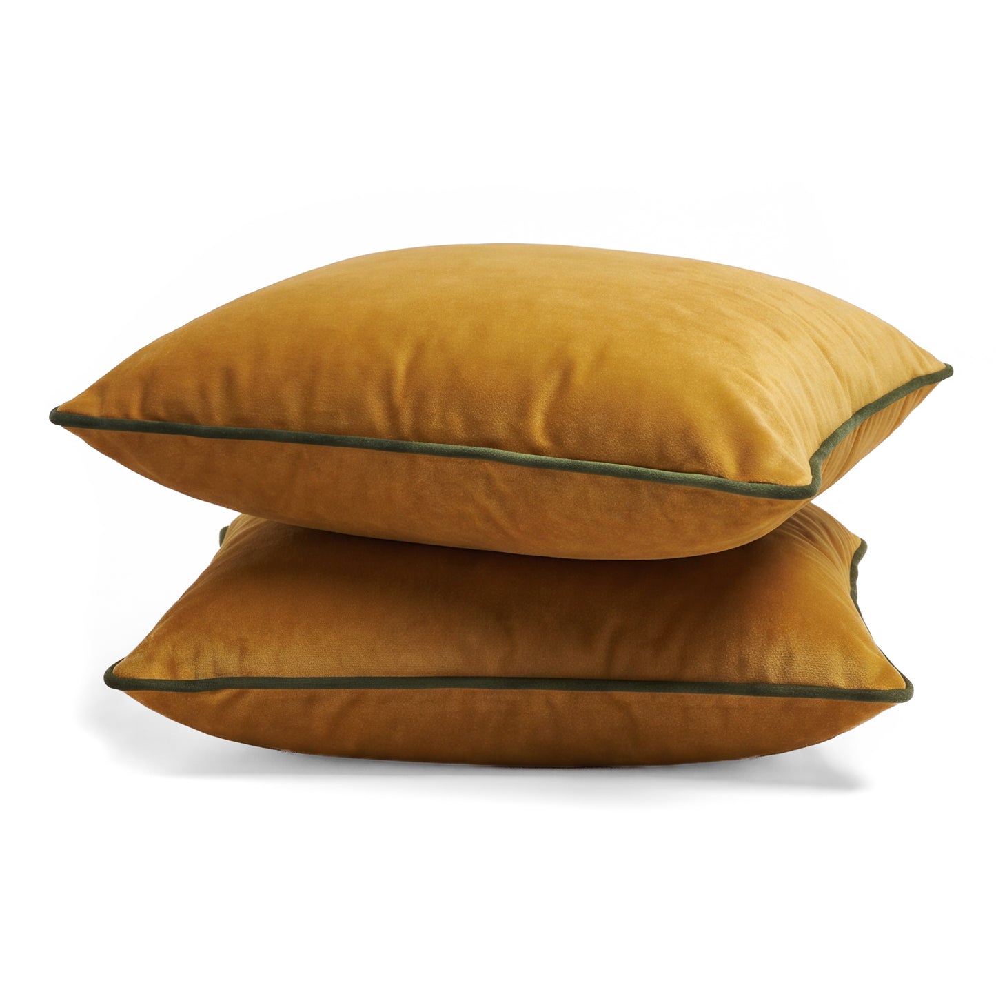 Southampton Home Velvet Pillow 22" x 22" ~ Gold-Throw Pillows-[bar code]-Prince of Scots