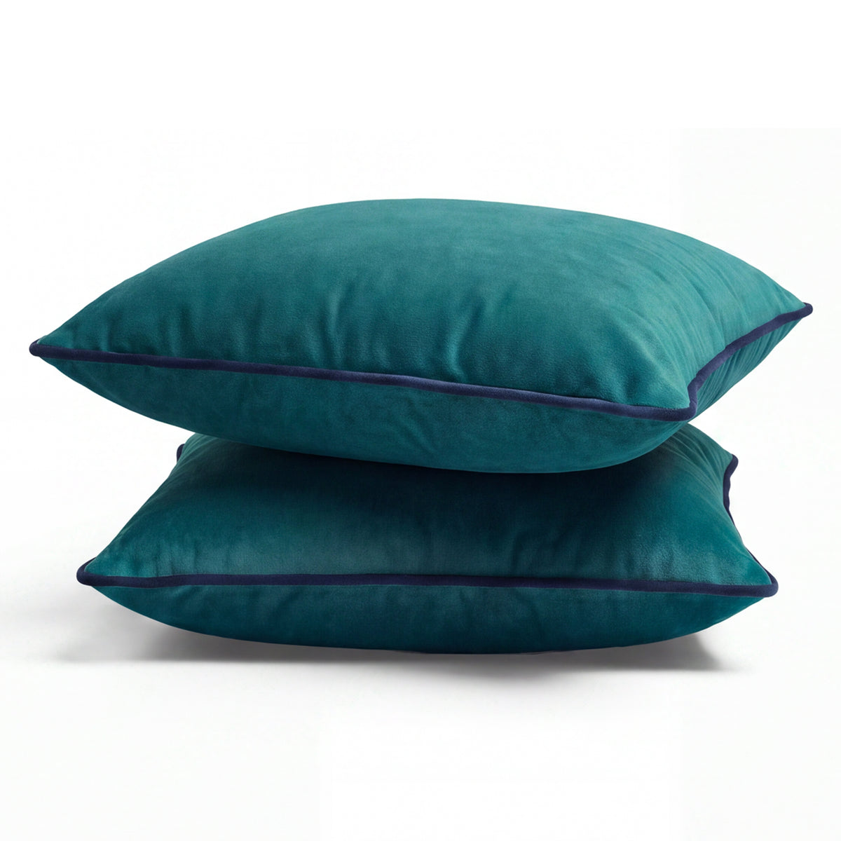 Southampton Home Velvet Pillow 22" x 22" ~ Sapphire