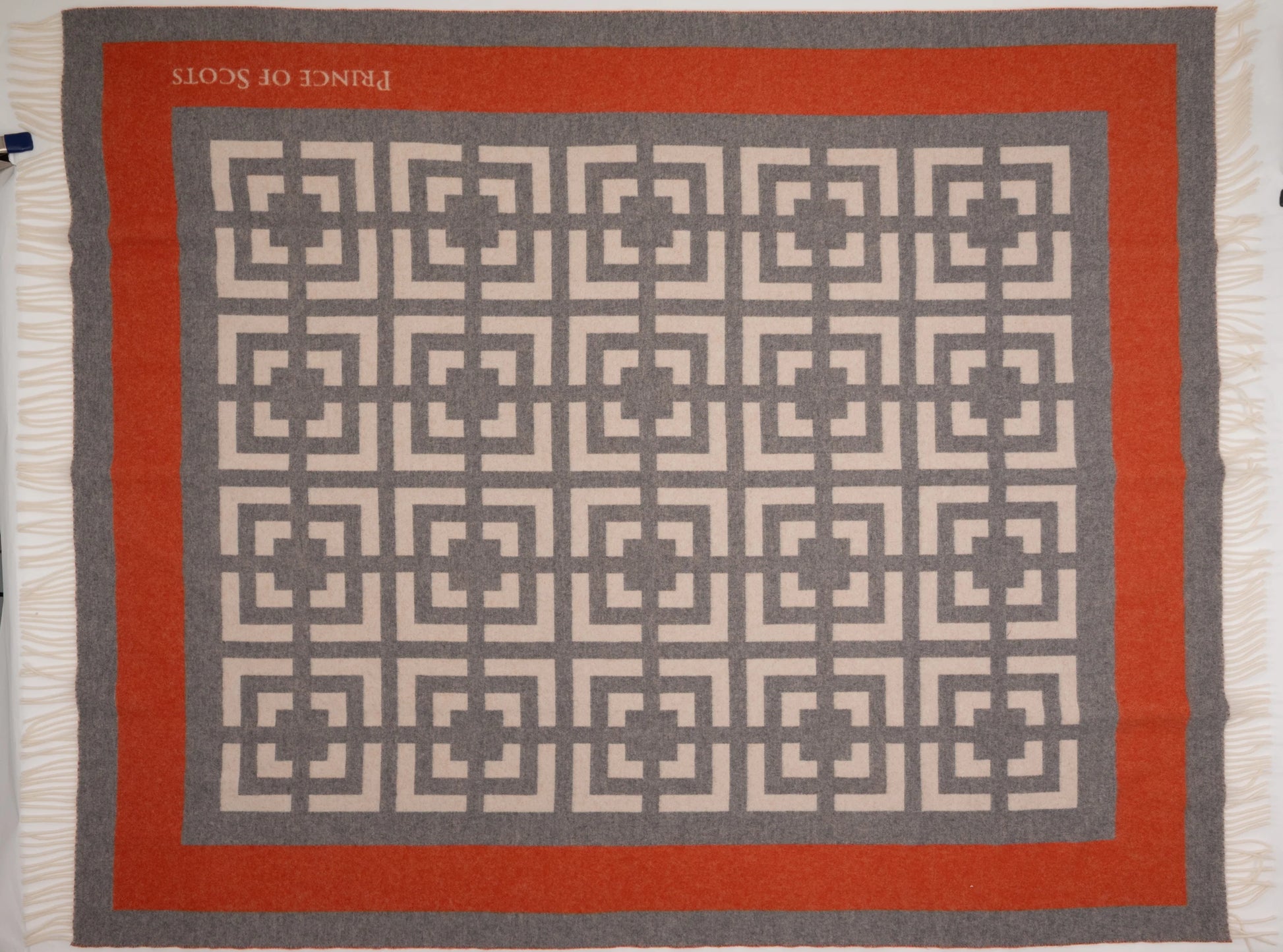 The Champion Links Throw – Extra-Fine Italian Merino Wool | 56" x 72"-Throws and Blankets-[bar code]-Prince of Scots