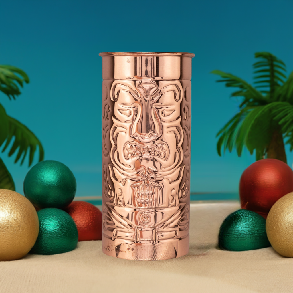 The Legends of Hawaii Copper Tiki Mug ~ Kanaloa ~-Barware-Prince of Scots-00810032752507-TikiKanaloa-Prince of Scots