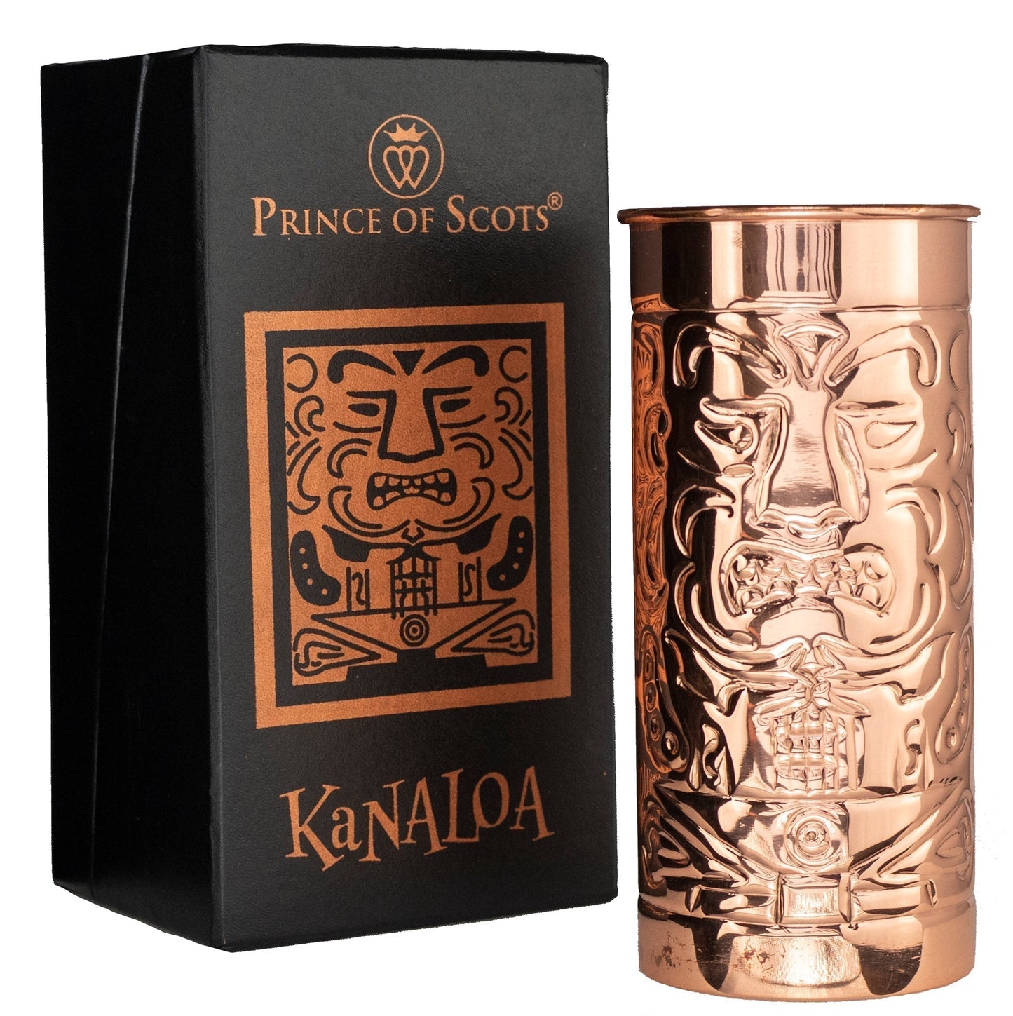 The Legends of Hawaii Copper Tiki Mug ~ Kanaloa ~-Barware-00810032752507-TikiKanaloa-Prince of Scots