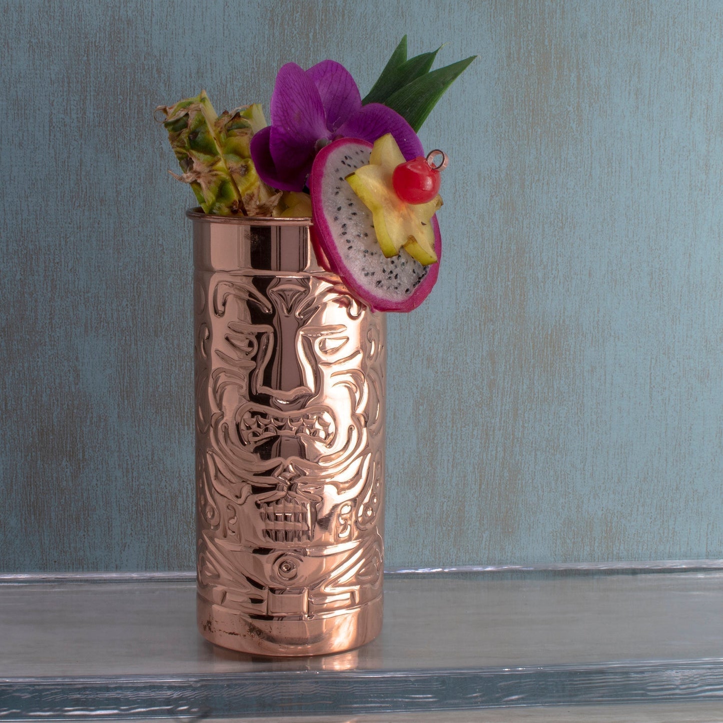 The Legends of Hawaii Copper Tiki Mug ~ Kanaloa ~-Barware-00810032752507-TikiKanaloa-Prince of Scots