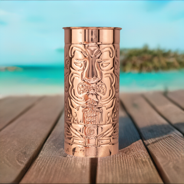 The Legends of Hawaii Copper Tiki Mug ~ Kanaloa ~-Barware-Prince of Scots-00810032752507-TikiKanaloa-Prince of Scots