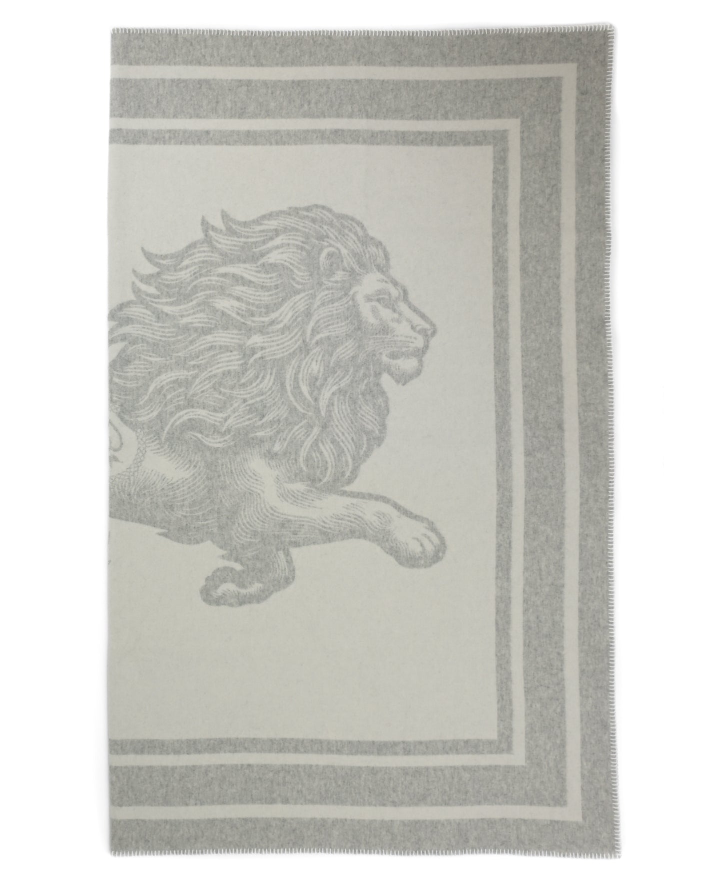 The Royal Mane Throw – Extra-Fine Italian Merino Wool | 57" x 69"-Throws and Blankets-[bar code]-Prince of Scots