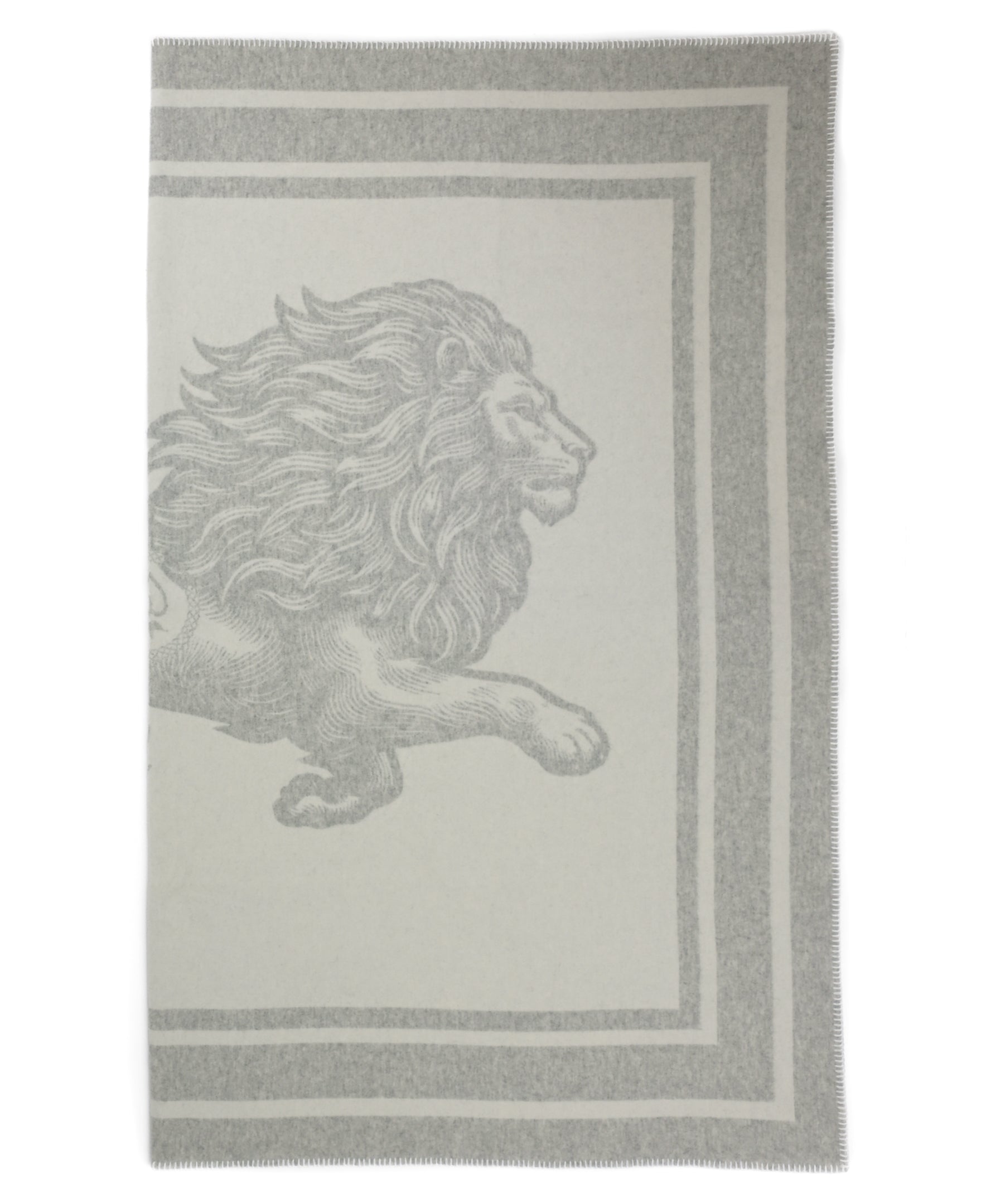 The Royal Mane Throw – Extra-Fine Italian Merino Wool | 57" x 69"-Throws and Blankets-[bar code]-Prince of Scots