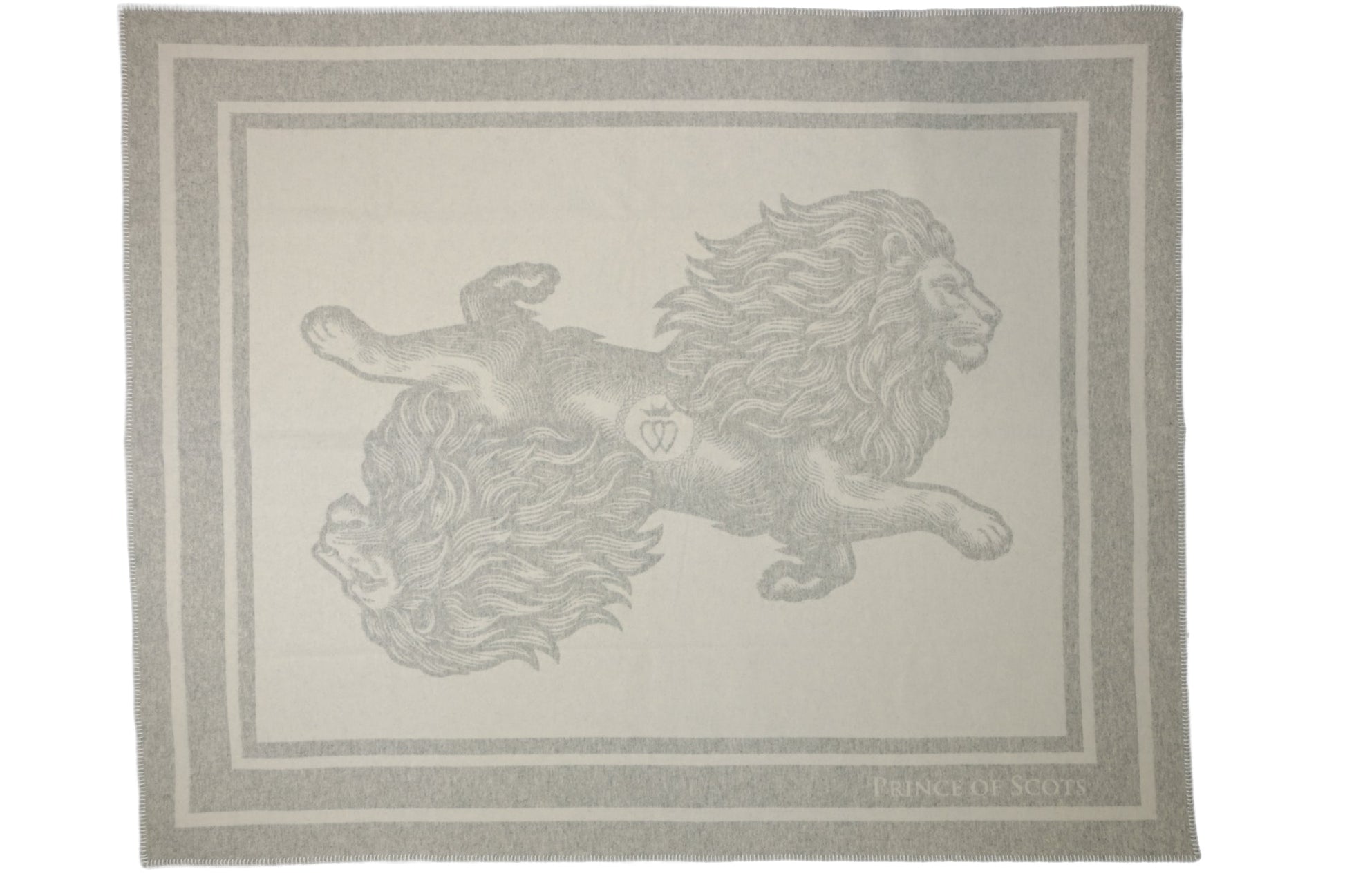 The Royal Mane Throw – Extra-Fine Italian Merino Wool | 57" x 69"-Throws and Blankets-[bar code]-Prince of Scots