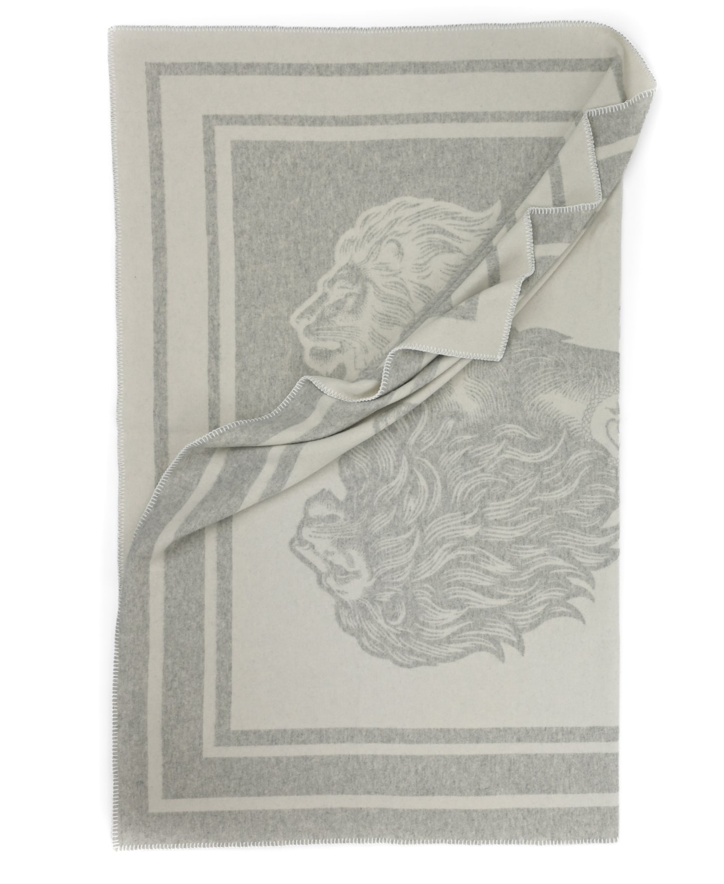 The Royal Mane Throw – Extra-Fine Italian Merino Wool | 57" x 69"-Throws and Blankets-[bar code]-Prince of Scots