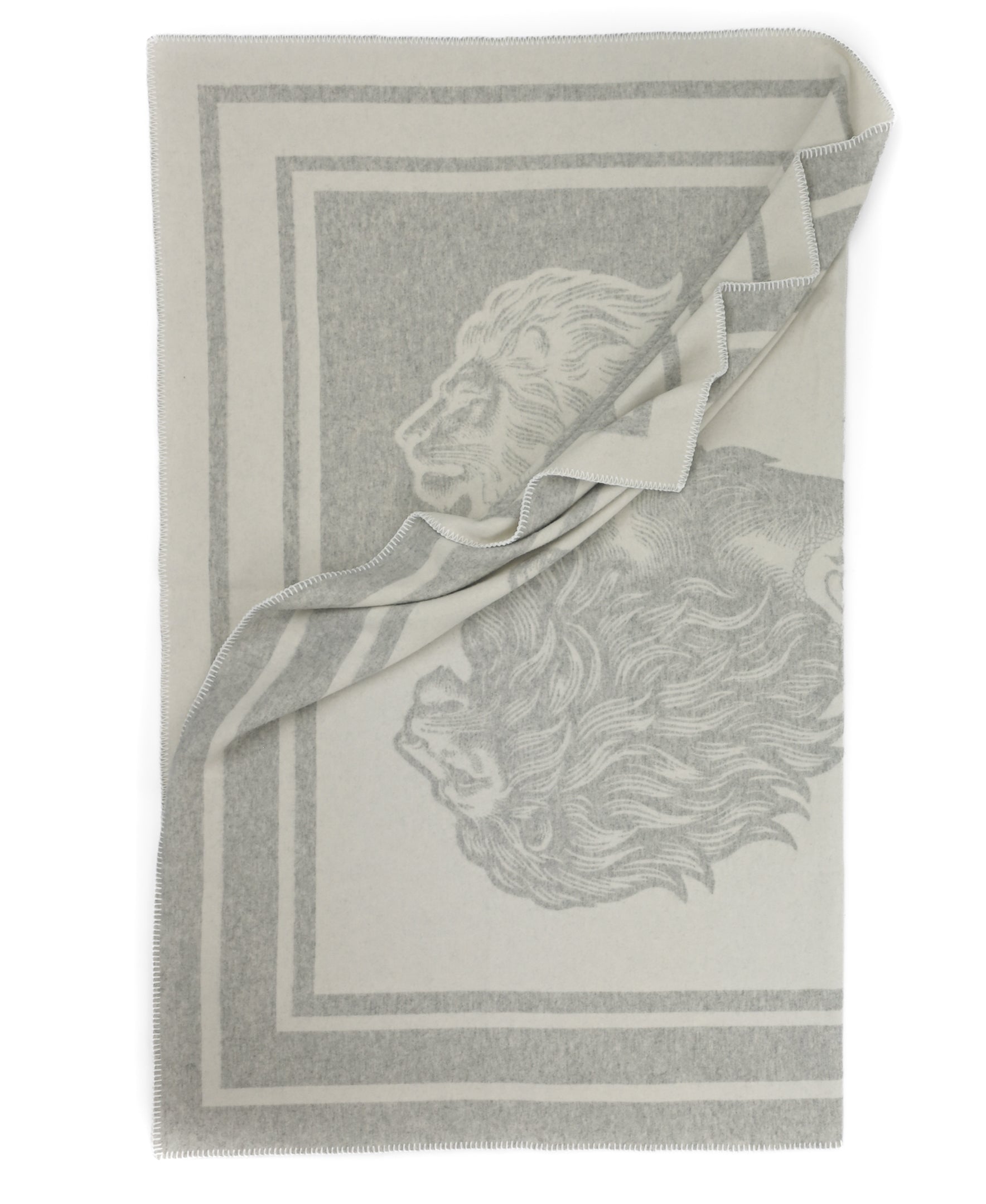 The Royal Mane Throw – Extra-Fine Italian Merino Wool | 57" x 69"-Throws and Blankets-[bar code]-Prince of Scots