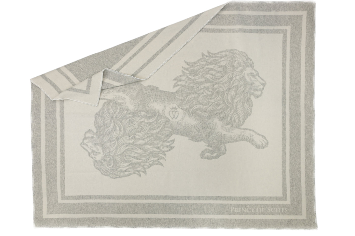 The Royal Mane Throw – Extra-Fine Italian Merino Wool | 57" x 69"-Throws and Blankets-[bar code]-Prince of Scots