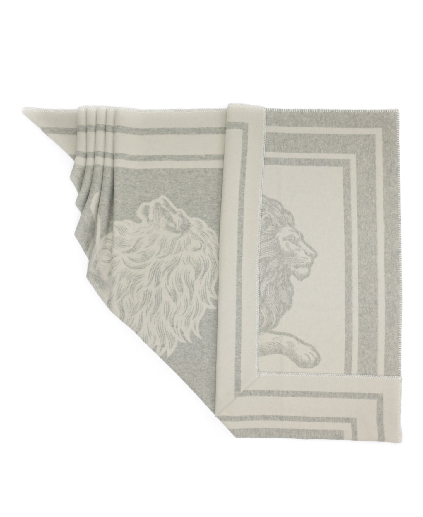 The Royal Mane Throw – Extra-Fine Italian Merino Wool | 57" x 69"-Throws and Blankets-[bar code]-Prince of Scots