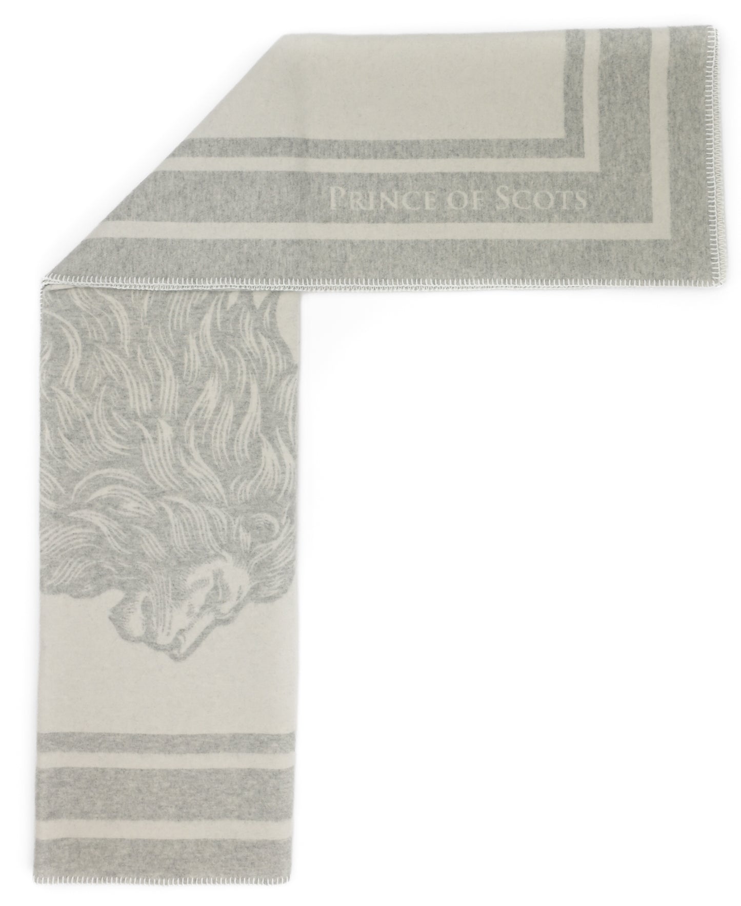 The Royal Mane Throw – Extra-Fine Italian Merino Wool | 57" x 69"-Throws and Blankets-[bar code]-Prince of Scots