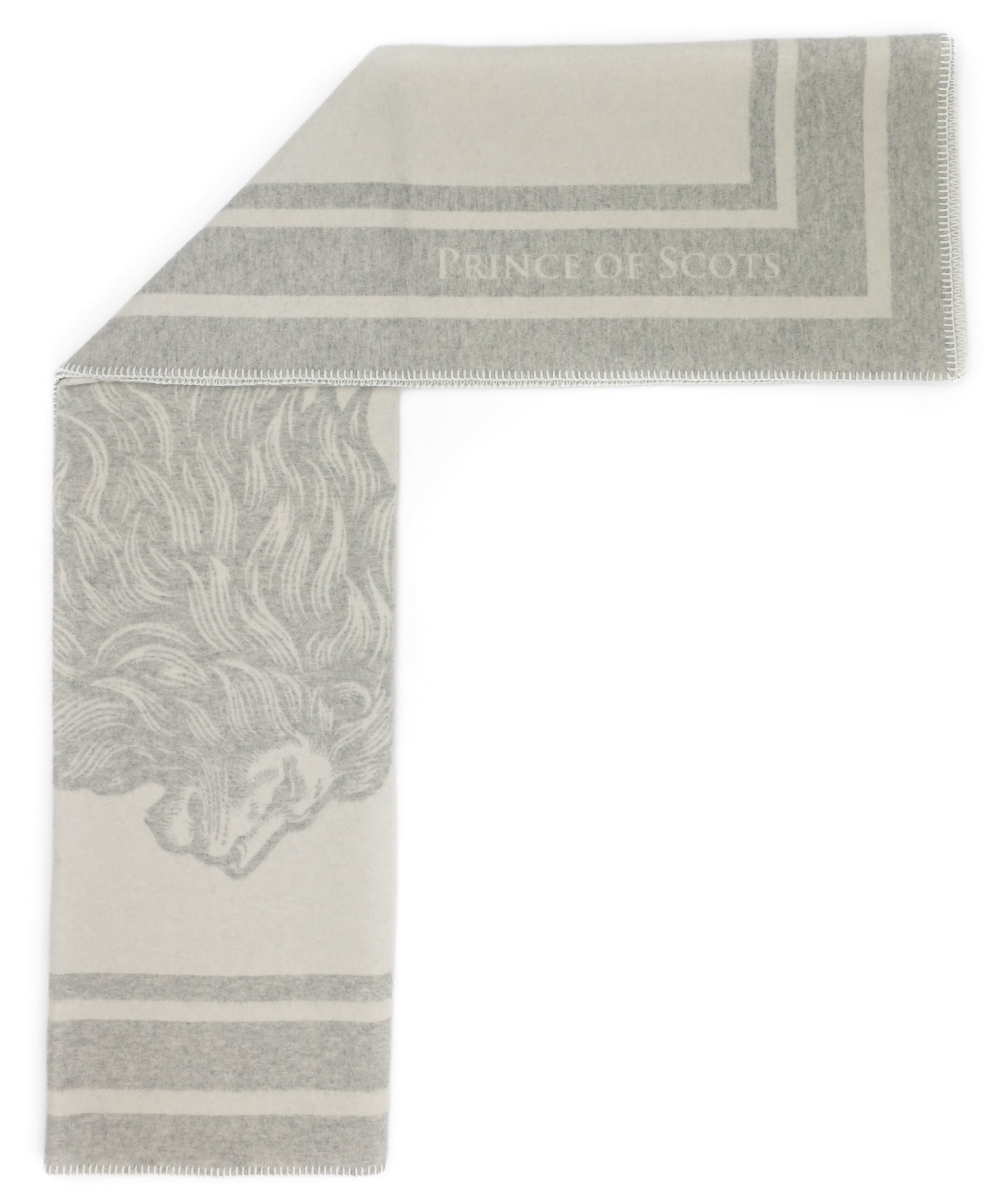 The Royal Mane Throw – Extra-Fine Italian Merino Wool | 57" x 69"-Throws and Blankets-[bar code]-Prince of Scots