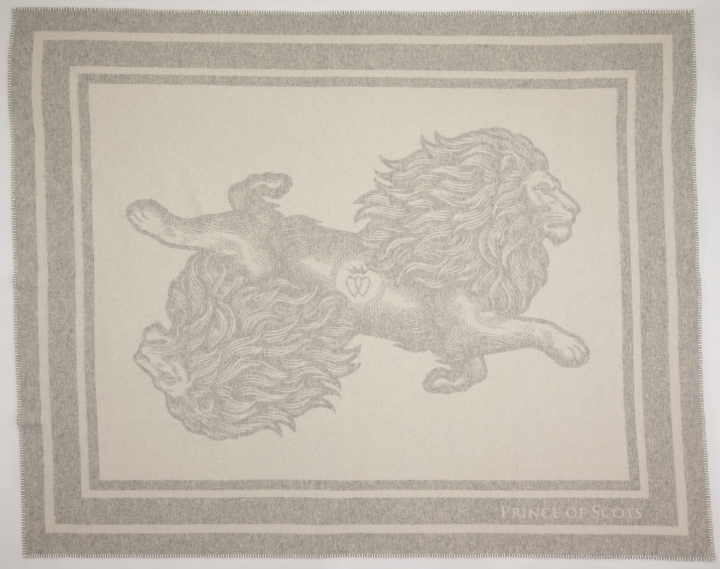 The Royal Mane Throw – Extra-Fine Italian Merino Wool | 56" x 72"-Throws and Blankets-[bar code]-Prince of Scots