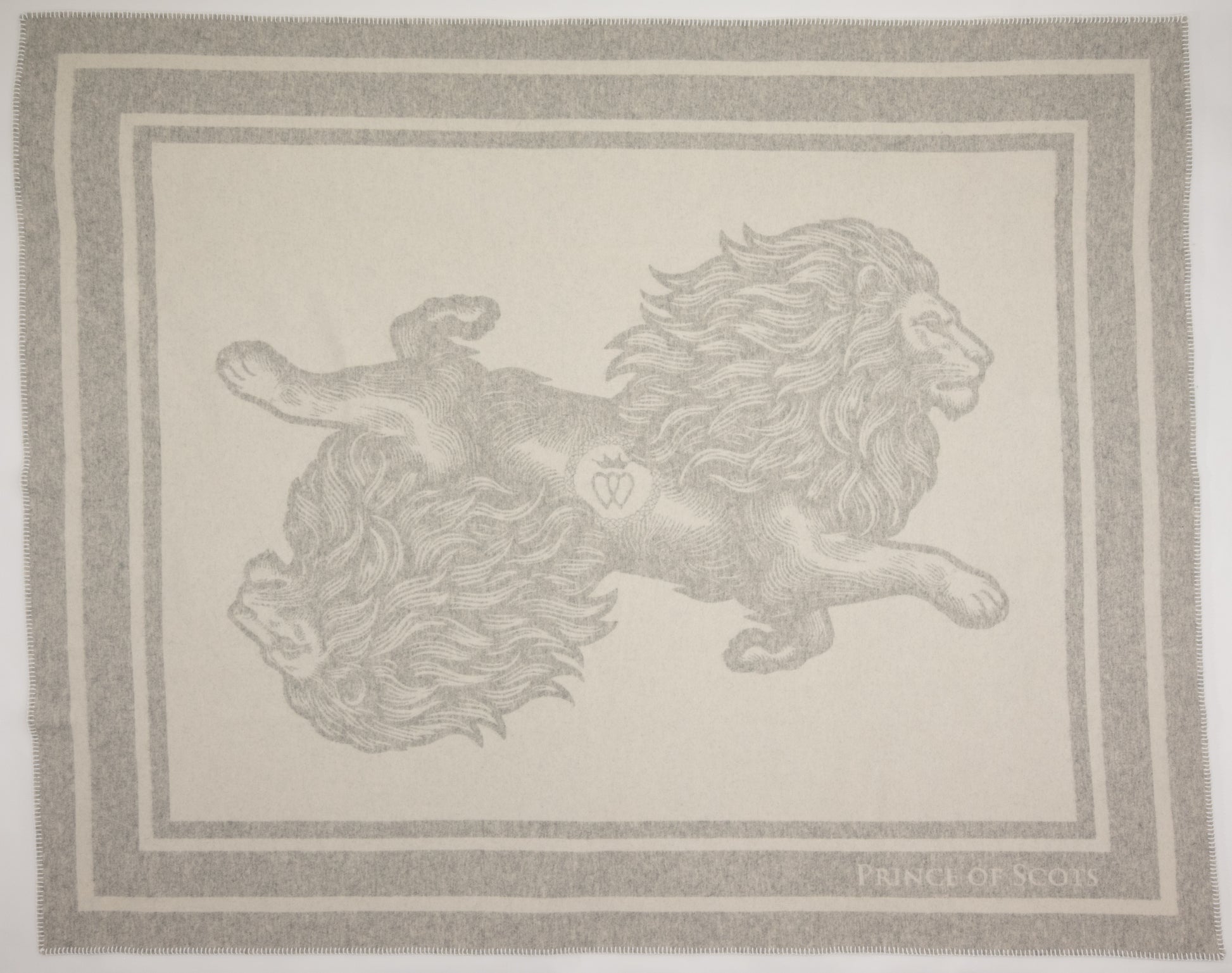 The Royal Mane Throw – Extra-Fine Italian Merino Wool | 56" x 72"-Throws and Blankets-[bar code]-Prince of Scots