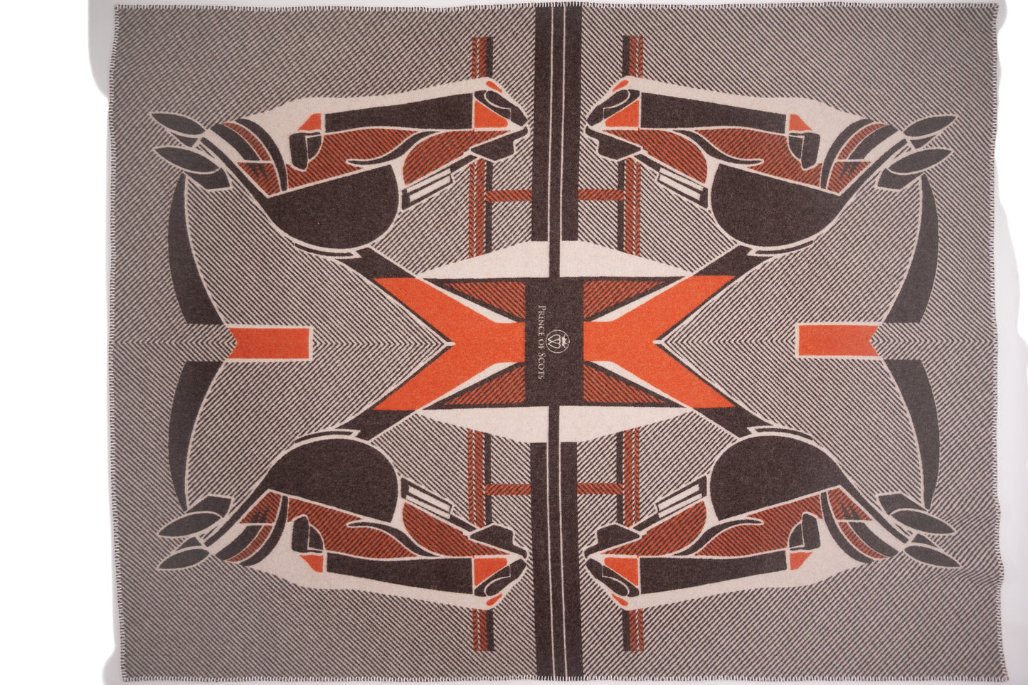 The Thoroughbred Throw – Extra-Fine Italian Merino Wool | 56" x 72"-Throws and Blankets-[bar code]-Prince of Scots