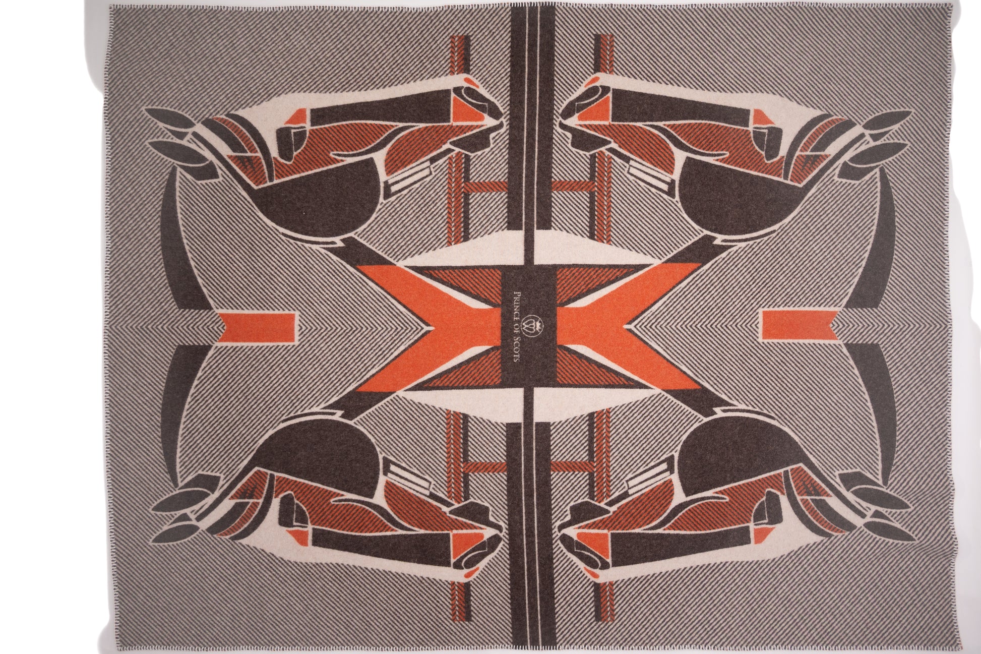 The Thoroughbred Throw – Extra-Fine Italian Merino Wool | 56" x 72"-Throws and Blankets-[bar code]-Prince of Scots