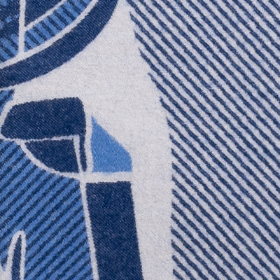The Thoroughbred Throw – Extra-Fine Italian Merino Wool | 57" x 74" Blue-Throws and Blankets-[bar code]-Prince of Scots
