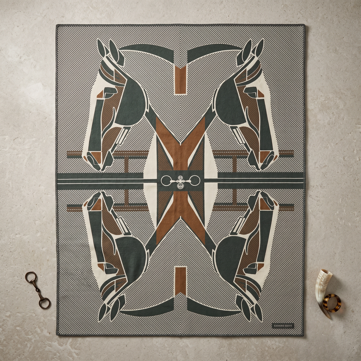 The Thoroughbred Throw – Extra-Fine Italian Merino Wool | 58" x 76" Camel