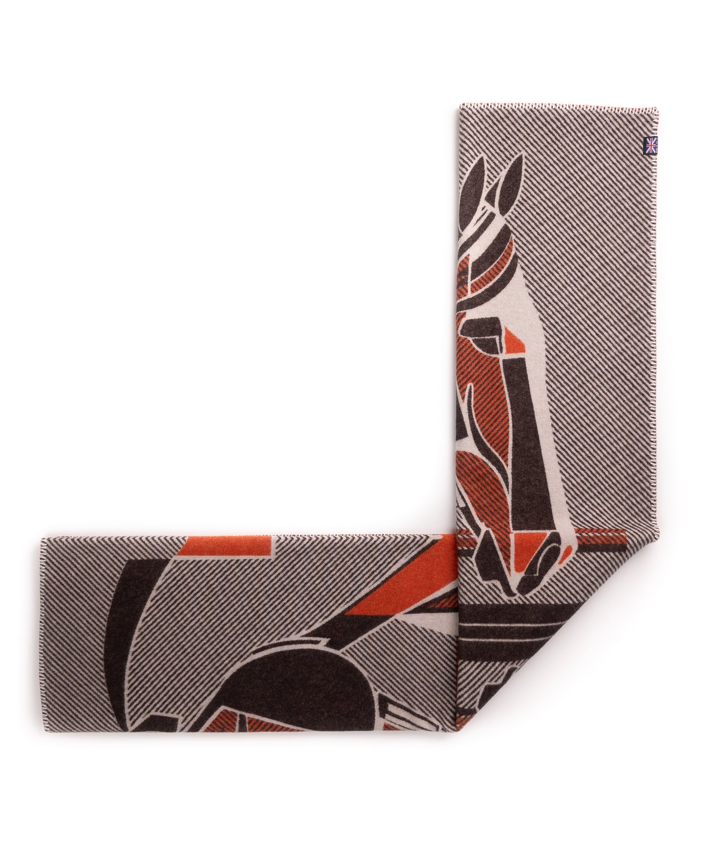 The Thoroughbred Throw – Extra-Fine Italian Merino Wool | 57" x 74"-Throws and Blankets-[bar code]-Prince of Scots