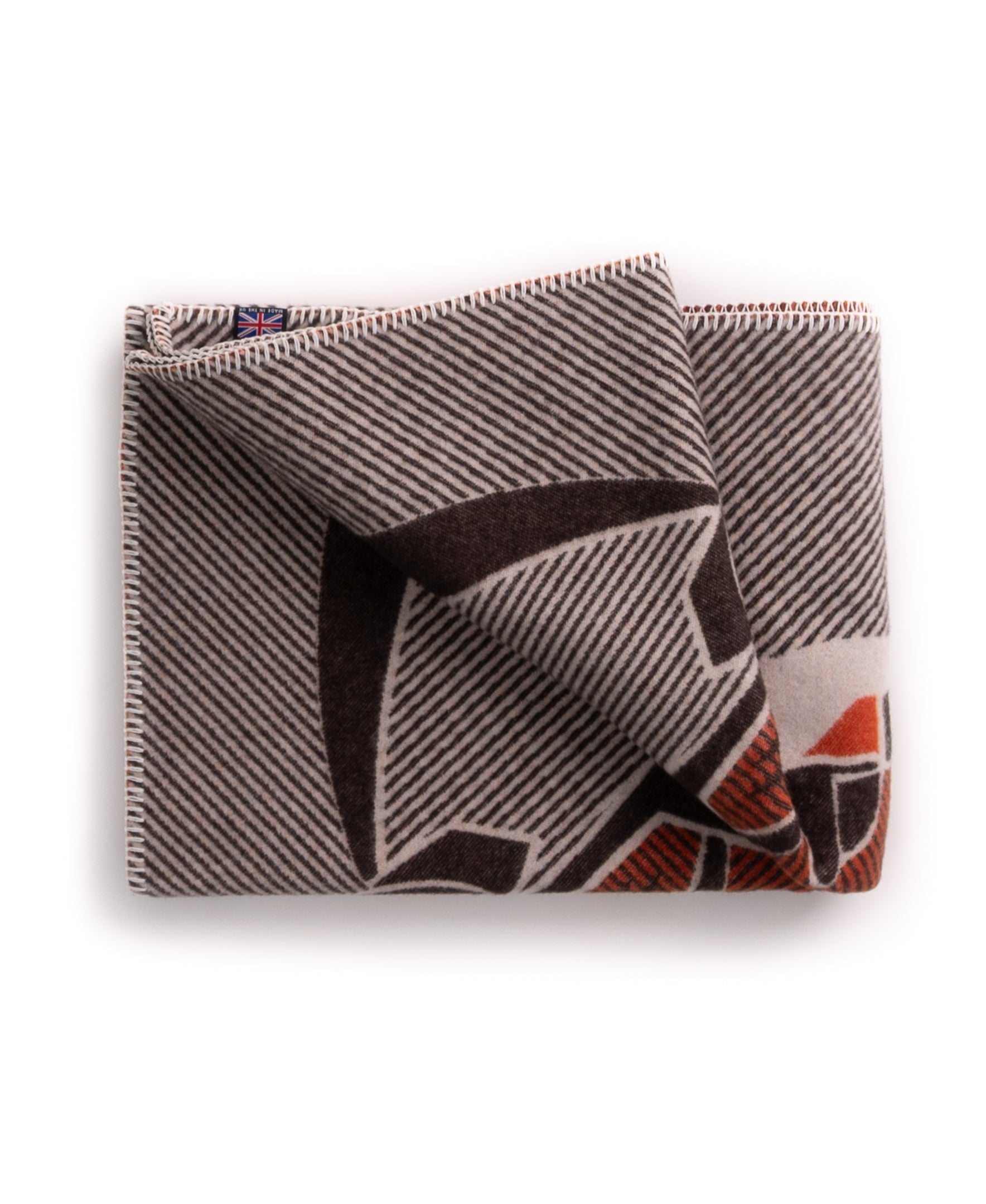 The Thoroughbred Throw – Extra-Fine Italian Merino Wool | 57" x 74"-Throws and Blankets-[bar code]-Prince of Scots
