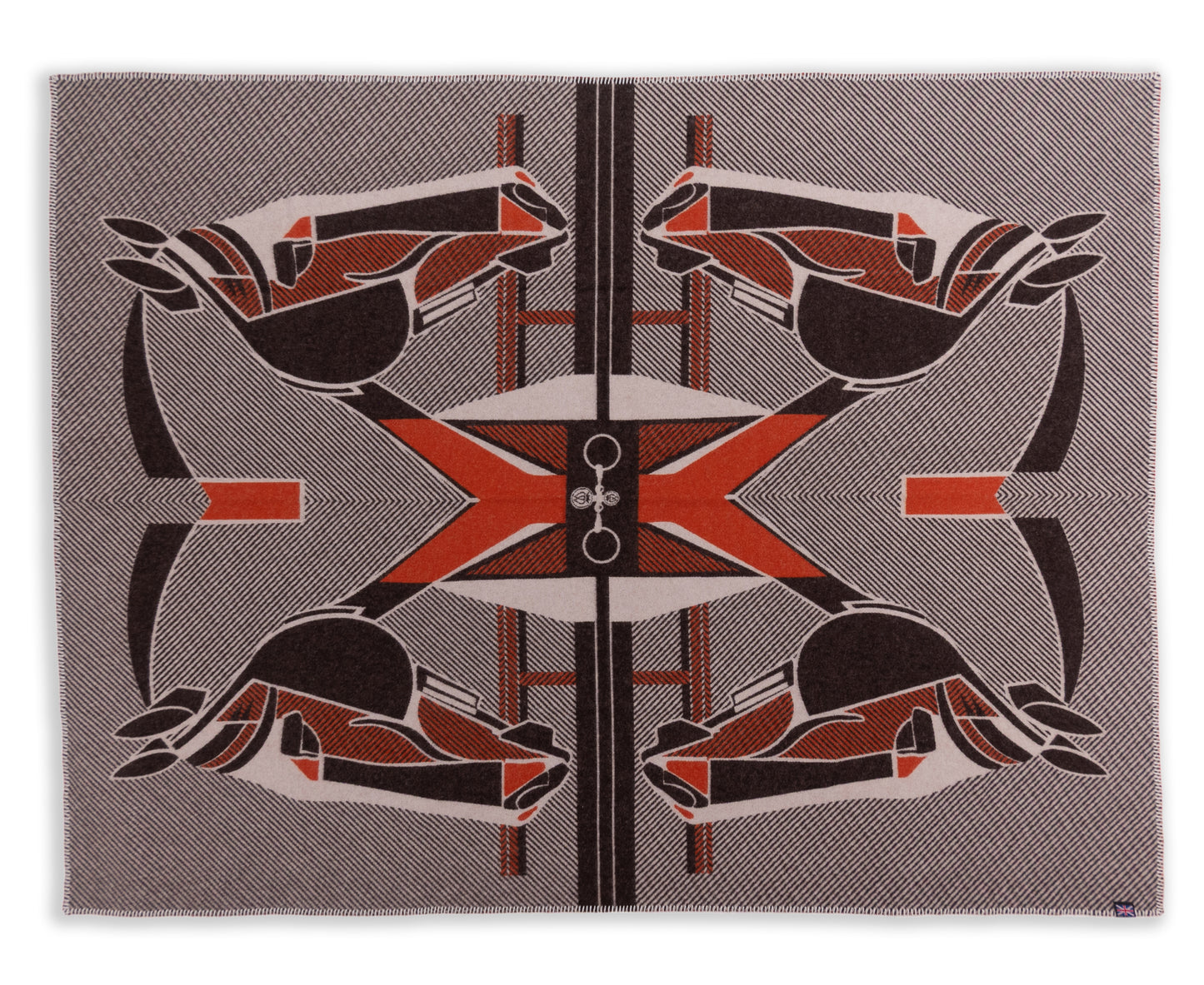 The Thoroughbred Throw – Extra-Fine Italian Merino Wool | 57" x 74"-Throws and Blankets-[bar code]-Prince of Scots