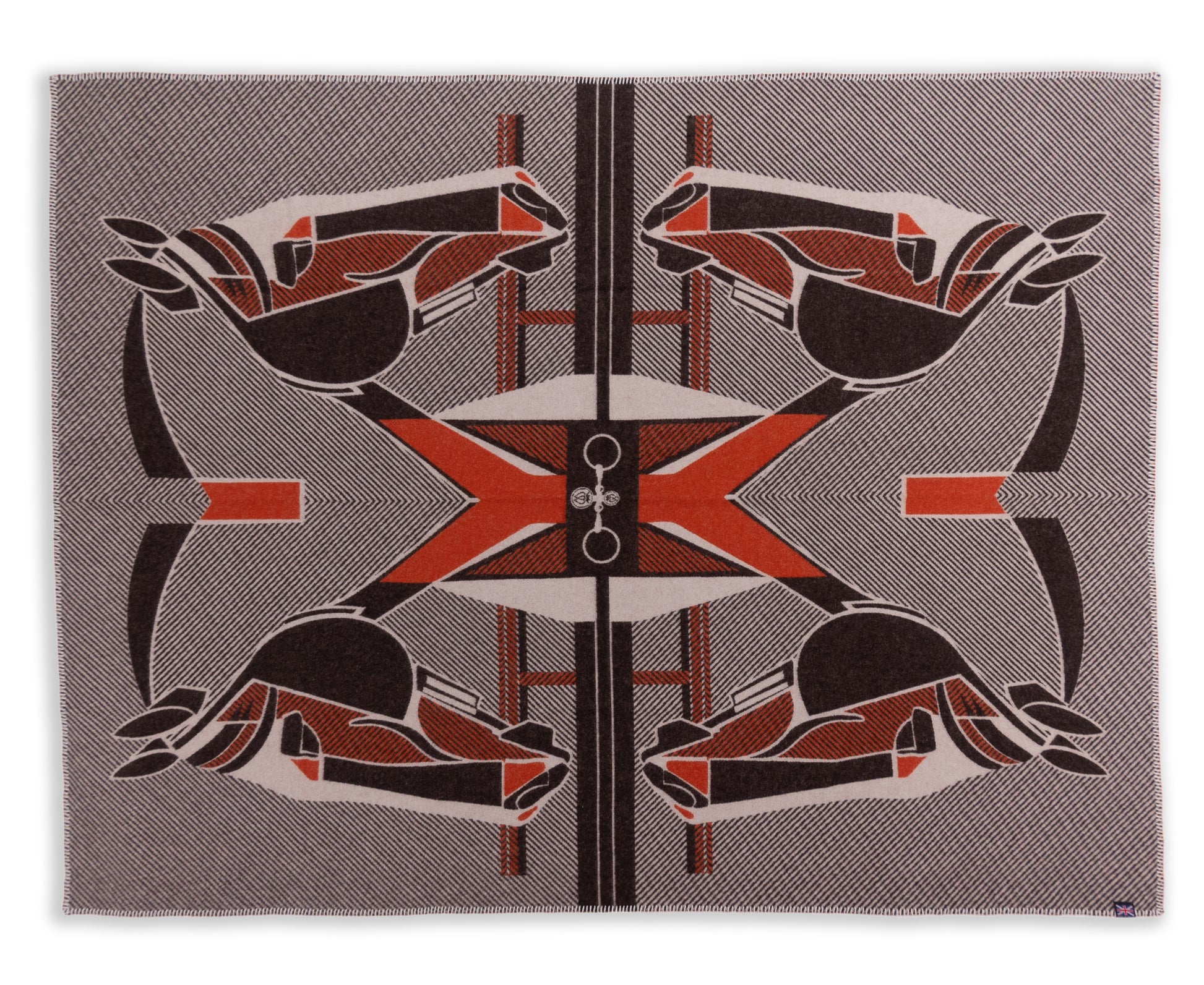 The Thoroughbred Throw – Extra-Fine Italian Merino Wool | 57" x 74"-Throws and Blankets-[bar code]-Prince of Scots