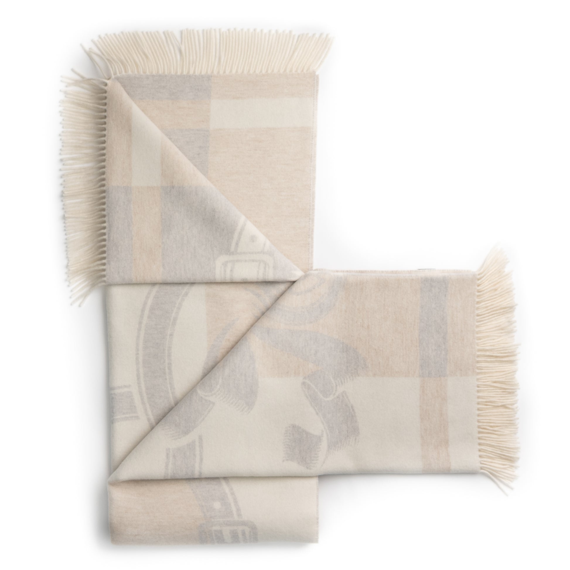 Thistle Reign Reversible Throw – Extra-Fine Italian Merino Wool | 56" x 72"-Blankets-[bar code]-Prince of Scots