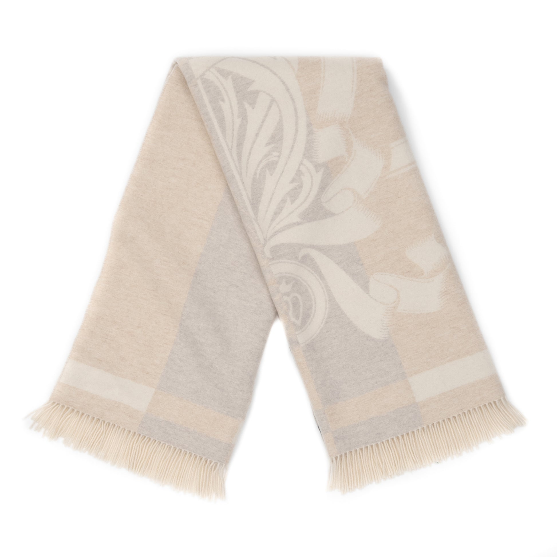 Thistle Reign Reversible Throw – Extra-Fine Italian Merino Wool | 56" x 72"-Blankets-[bar code]-Prince of Scots