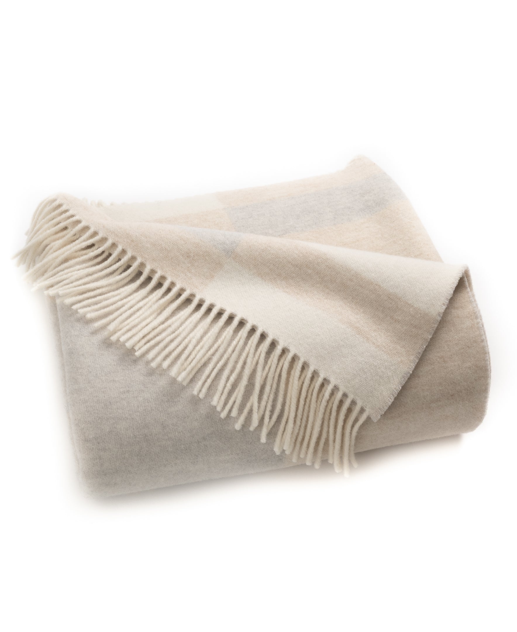 Thistle Reign Reversible Throw – Extra-Fine Italian Merino Wool | 56" x 72"-Blankets-[bar code]-Prince of Scots