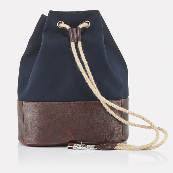 WANDERLUST Canvas Duffle Bag ~ Classic Navy-Luggage-[bar code]-NavyDuffle-Prince of Scots