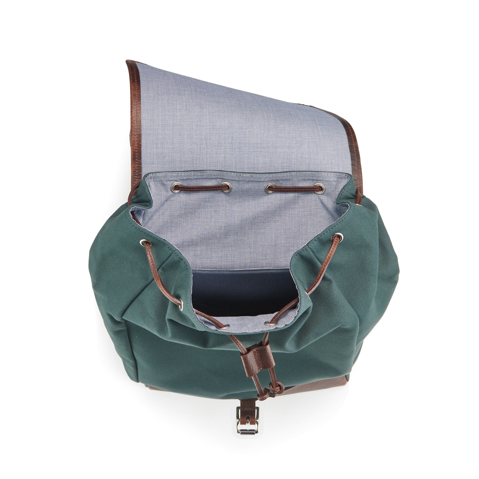 cotton canvas mini backpack brown green black Wanderlust Cotswold Canvas Backpack ~ Classic Green
