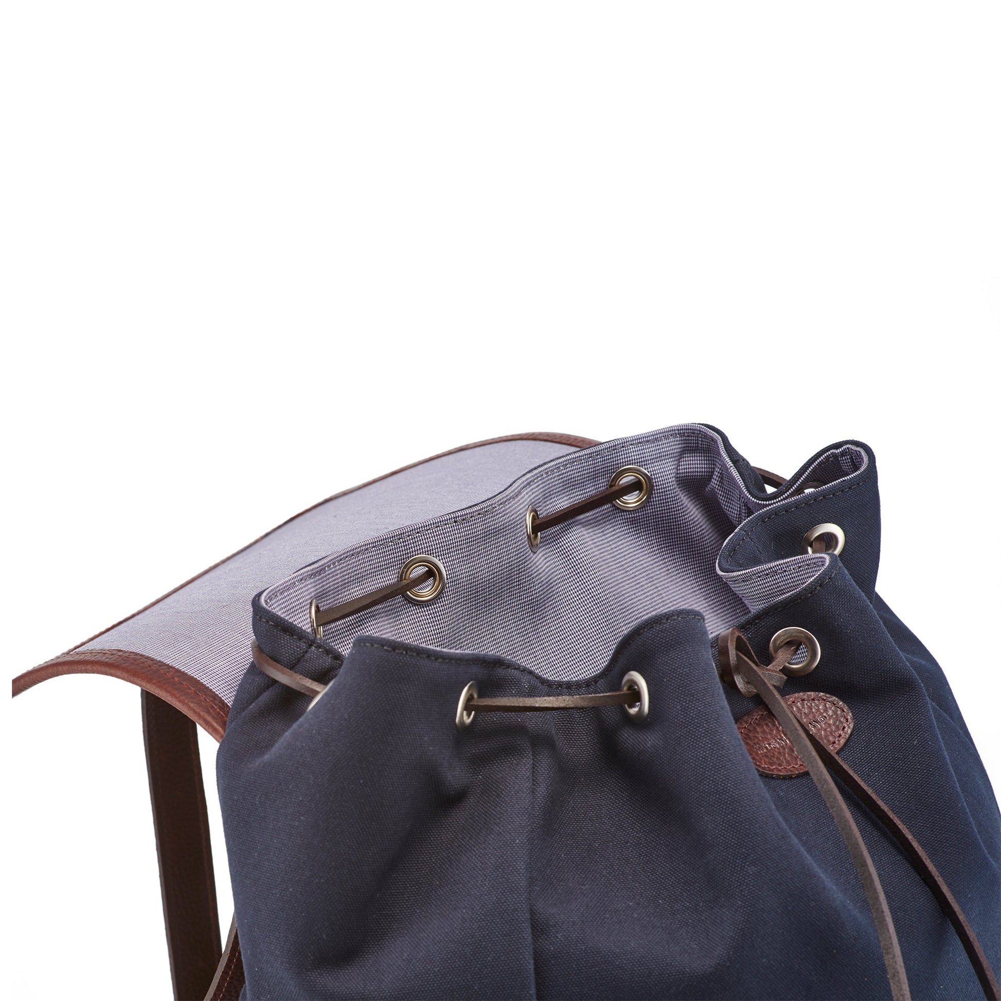 WANDERLUST Cotswold Canvas Backpack ~ Classic Navy-Luggage-[bar code]-NavyCanvasBackPack-Prince of Scots